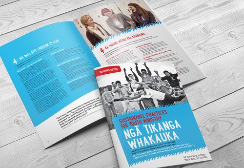 Print graphic design by Two Sparrows for Youth leaders resource